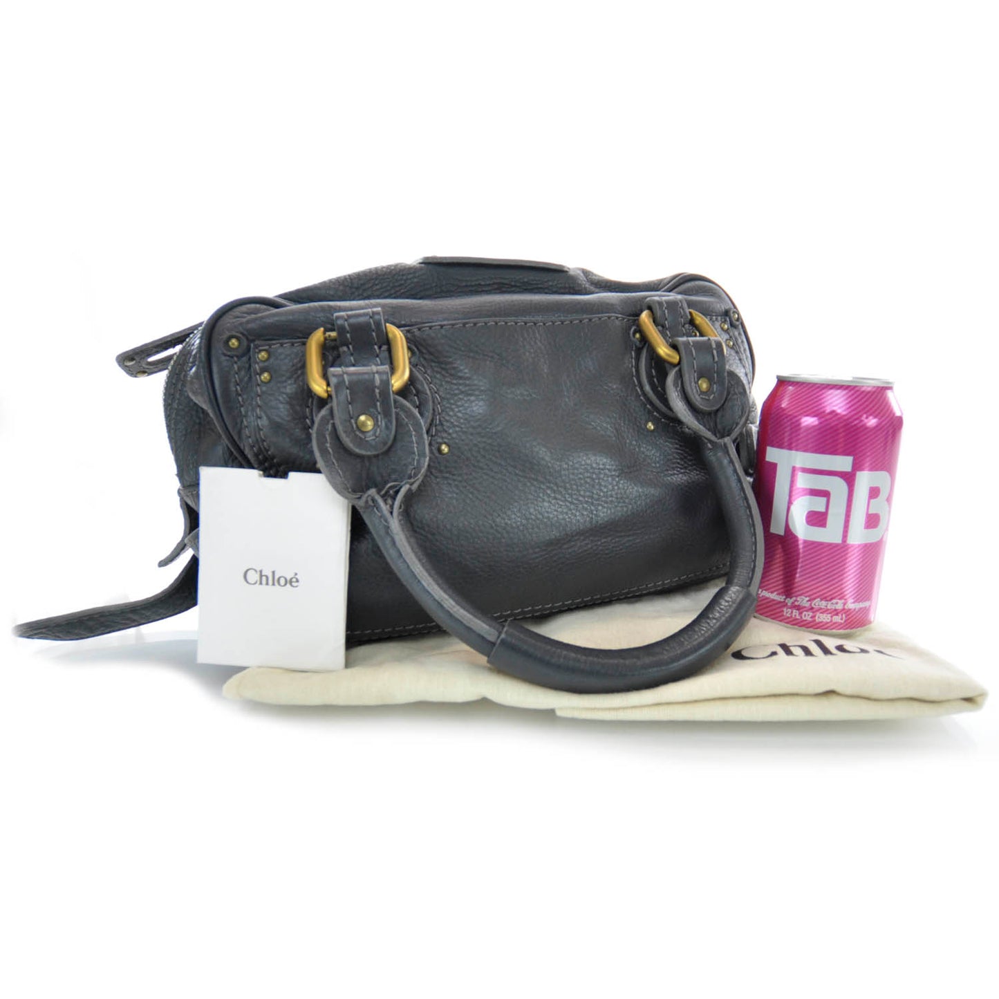 Leather Paddington Grey