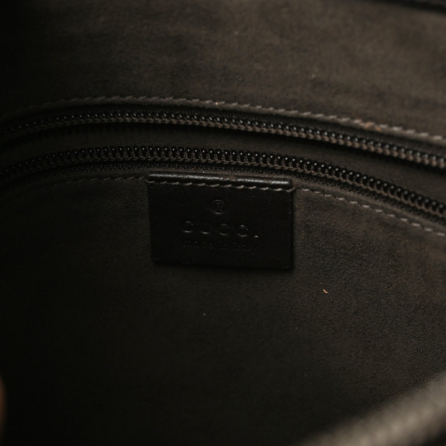 GG Supreme Monogram Selleria Calfskin Small Flat Messenger Bag Beige Ebony Cocoa Marrone Scuro