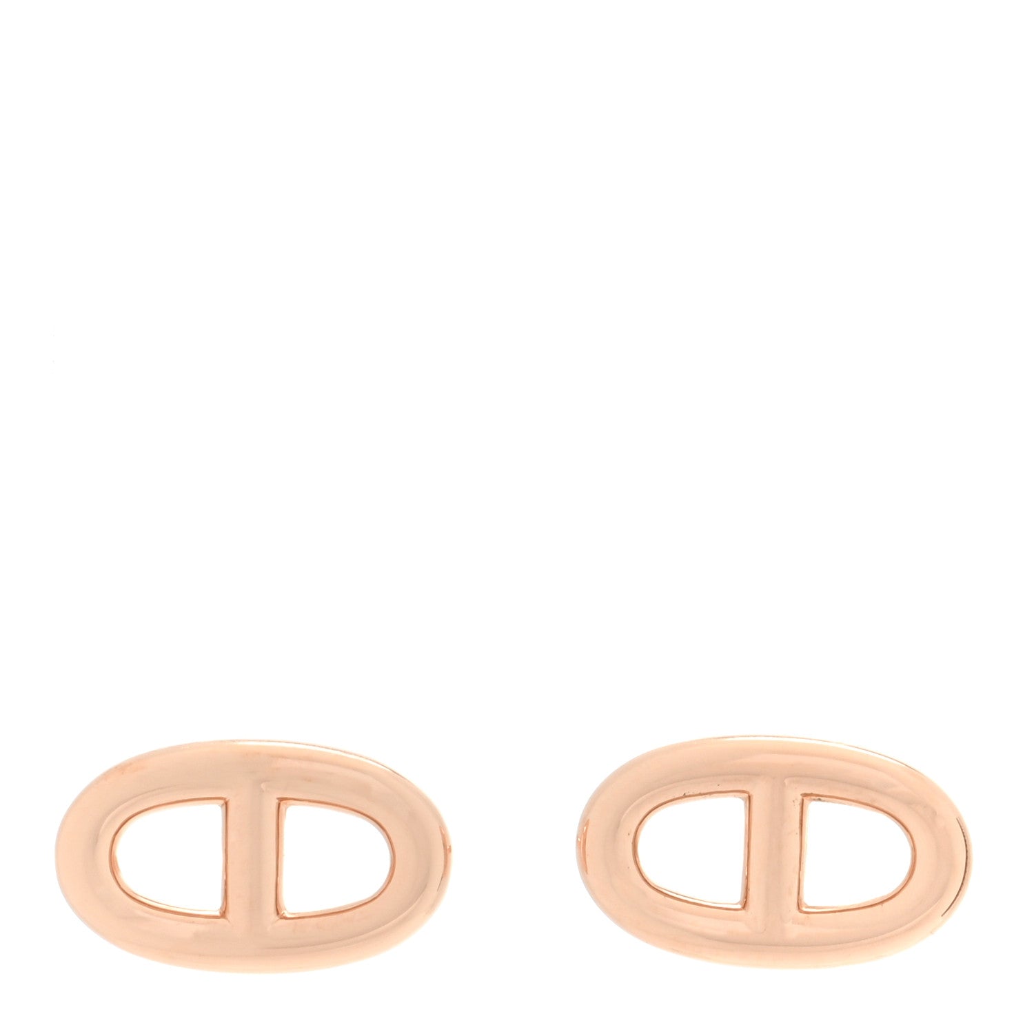 Hermes 18K Rose Gold TPM Farandole Stud Earrings 1 of 5