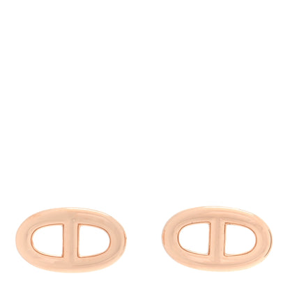 Hermes 18K Rose Gold TPM Farandole Stud Earrings 1 of 5