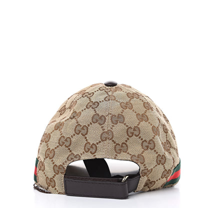 Gucci Monogram Web Baseball Hat S Beige Cocoa 4 of 5