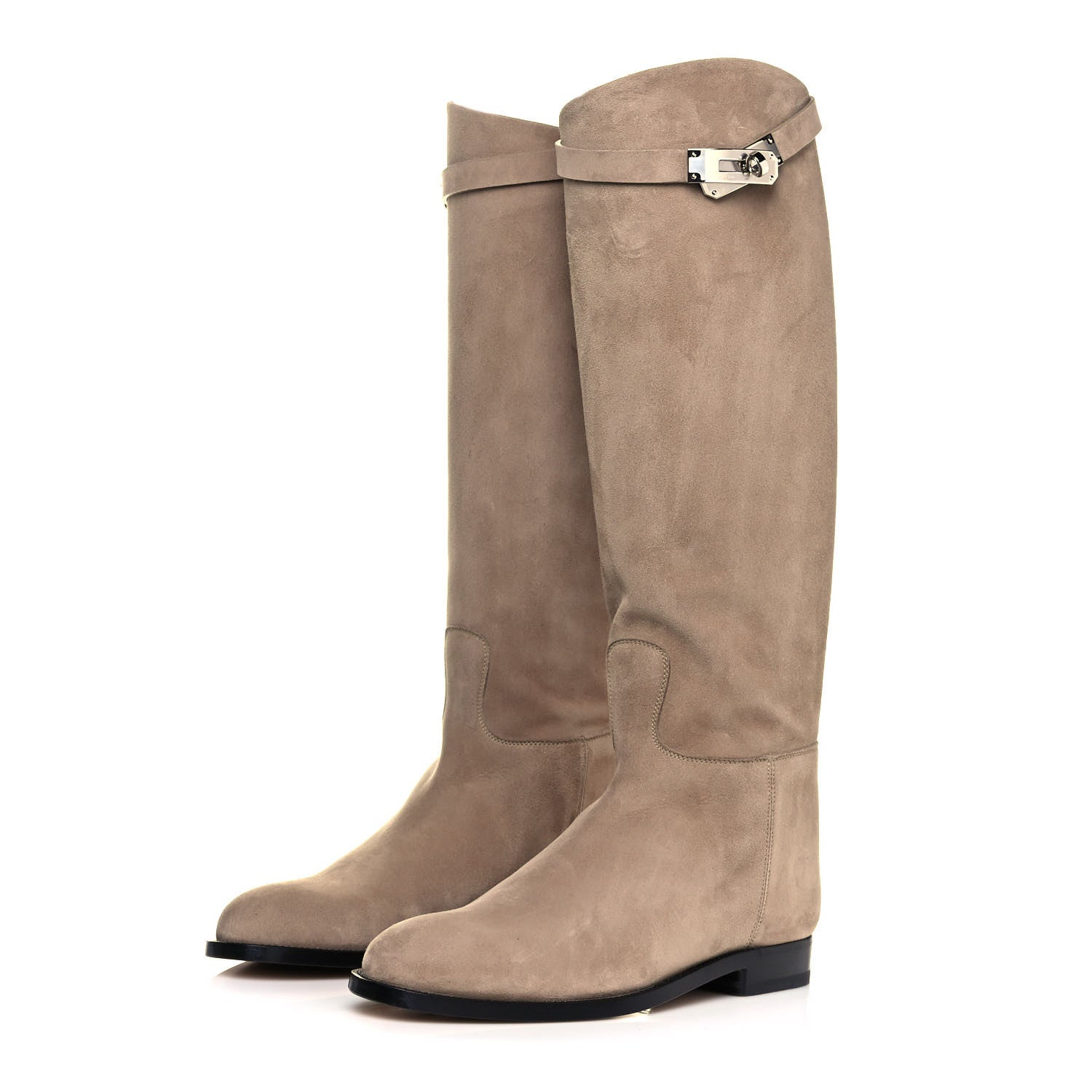 Hermes Suede Kelly Jumping Boots 37.5 944295 – FASHIONPHILE