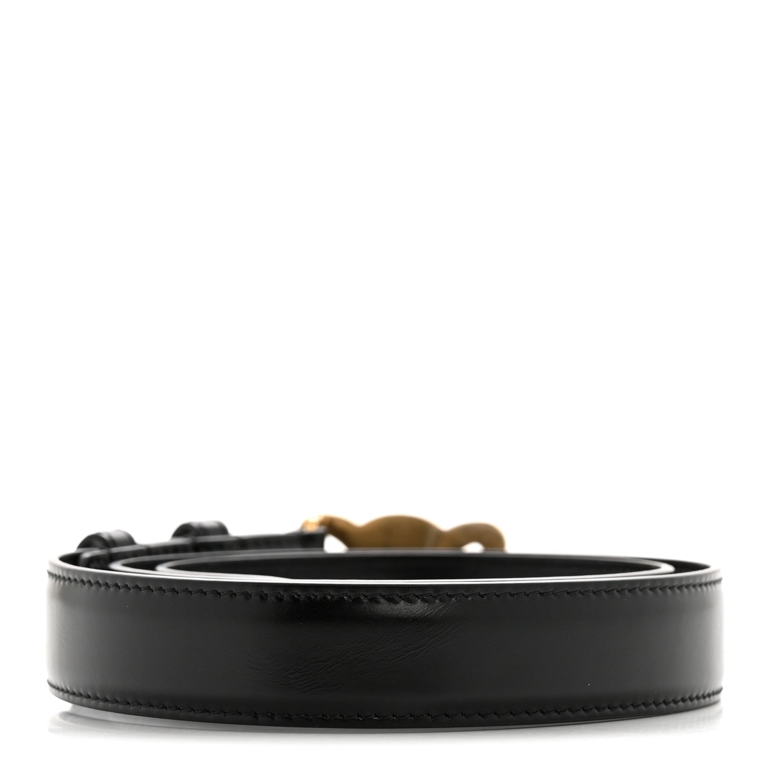 CELINE ベルト"最終値下げ" Celine 18mm Black Smooth Leather Triomphe Belt Size 70 | Yoogi's