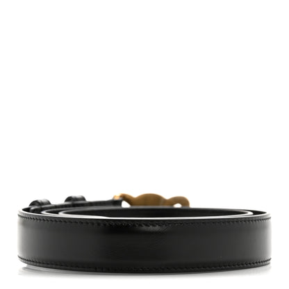 Celine Box Calfskin Medium 25mm Triomphe 75 30 Belt Black 2 of 9