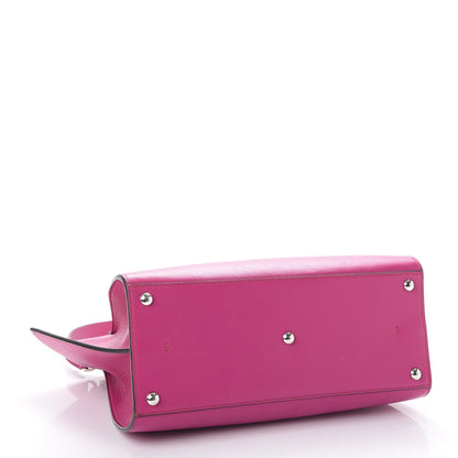 Fendi Vitello Dolce Shiny Nappa Petite 3Jours Tote Magenta Carbone 5 of 16