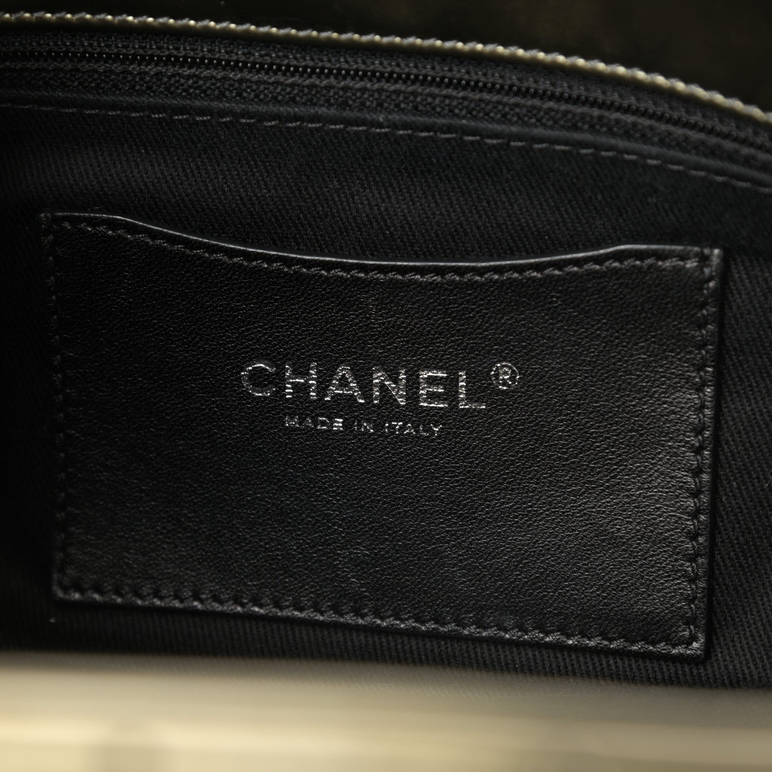Chanel Metallic Patent Quilted Medium Just Mademoiselle Bowling Bag Green Degrade 6 of 10