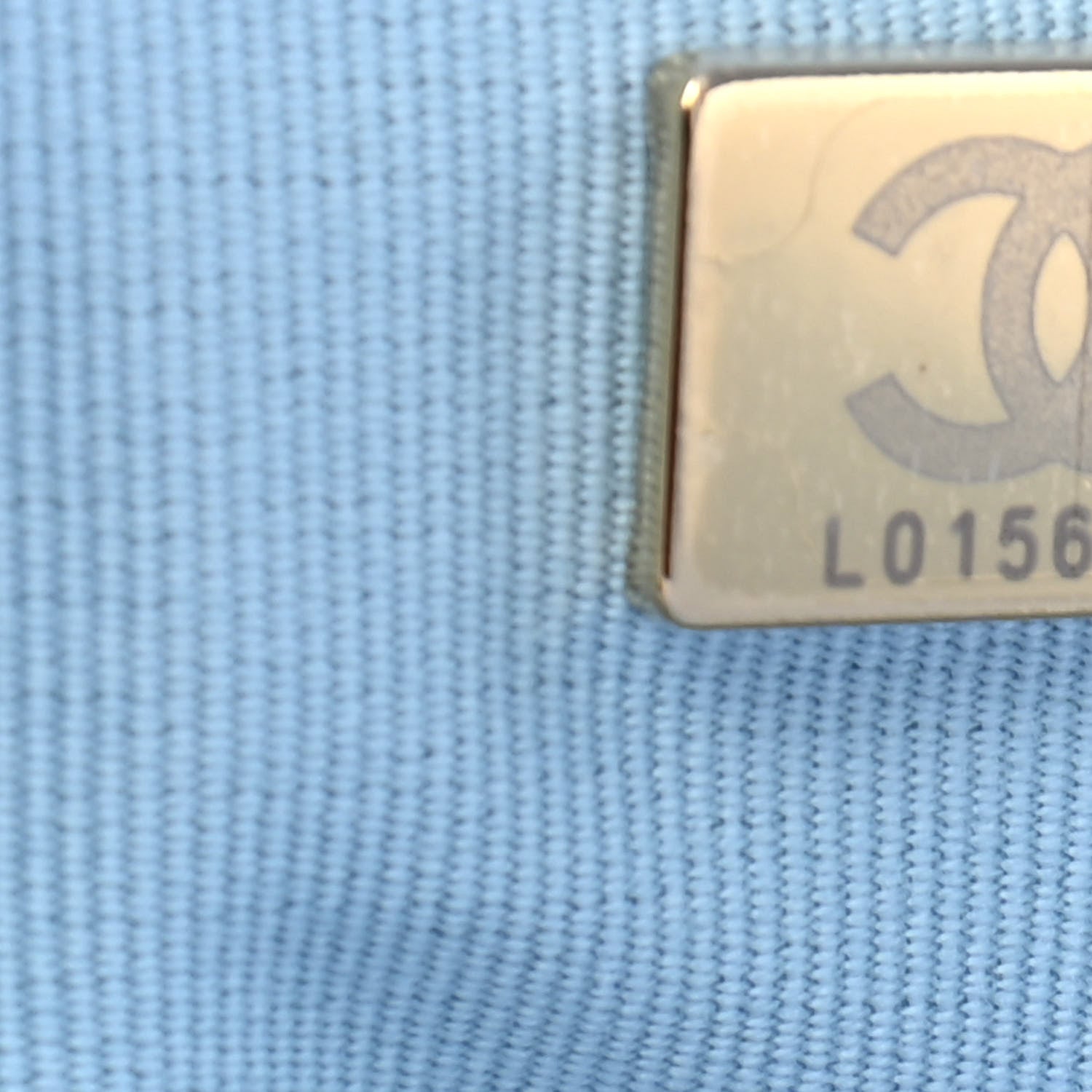 Chanel Iridescent Caviar Quilted Mini My Perfect Flap Light Blue 7 of 9
