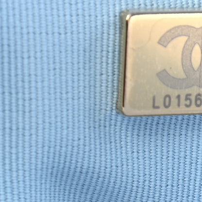 Chanel Iridescent Caviar Quilted Mini My Perfect Flap Light Blue 7 of 9