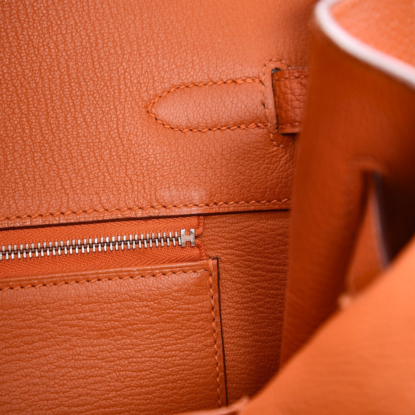Togo Birkin 35 Orange