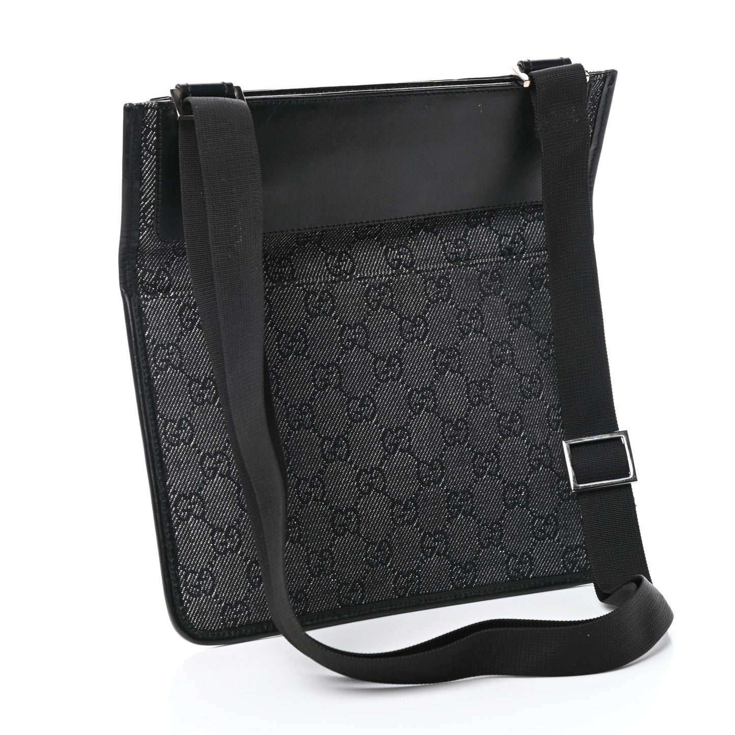 GG Monogram Web Crossbody Messenger Bag