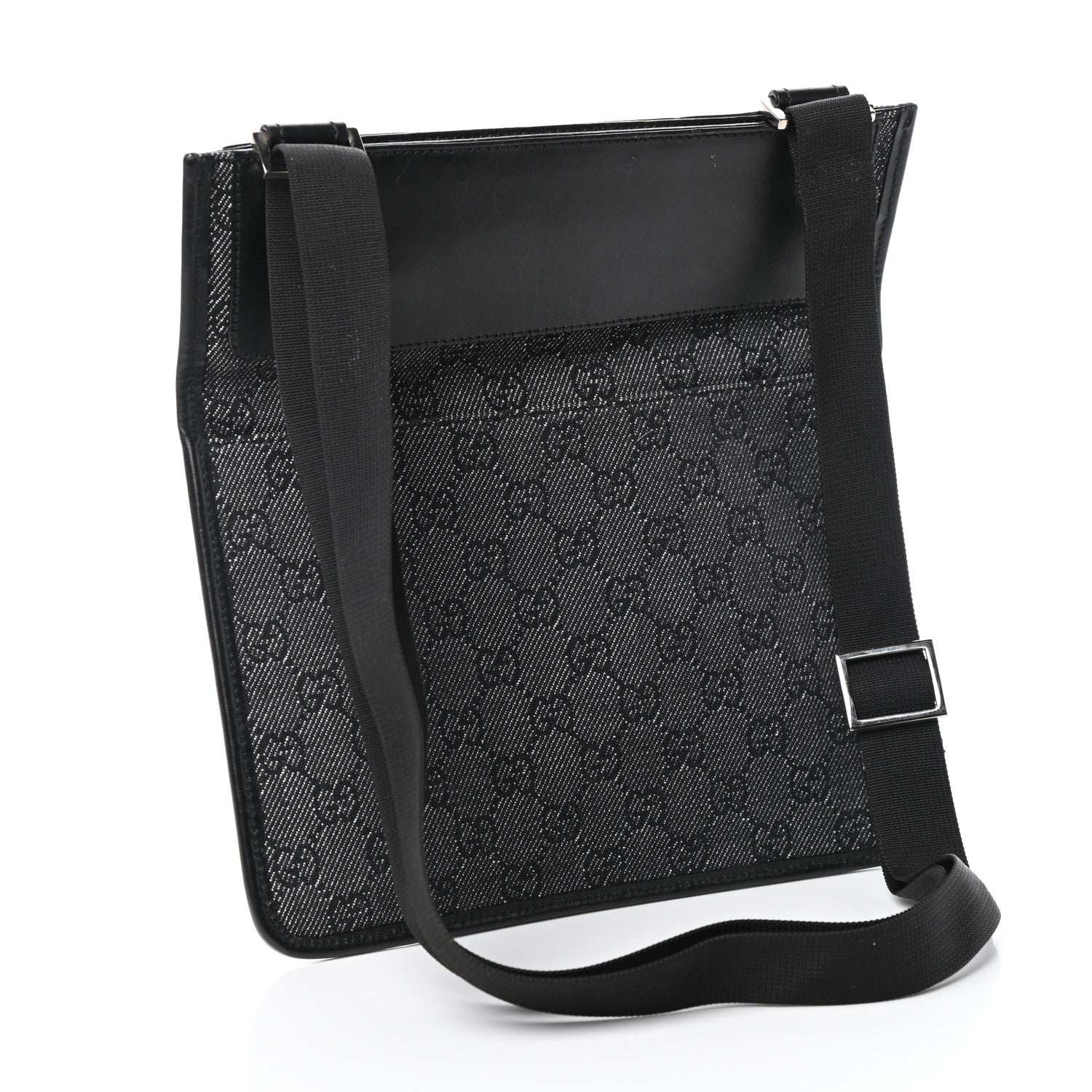 Gucci GG Monogram Web Crossbody Messenger Bag 3 of 9