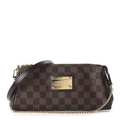 Louis Vuitton Damier Ebene Eva Clutch 1 of 11