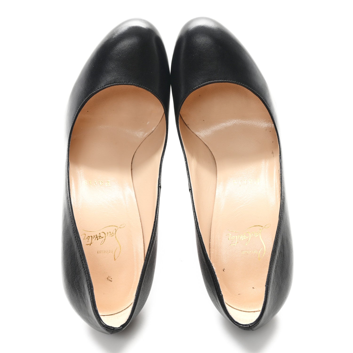 Christian Louboutin Kid Bianca 140 Pumps 37.5 Black 1740703