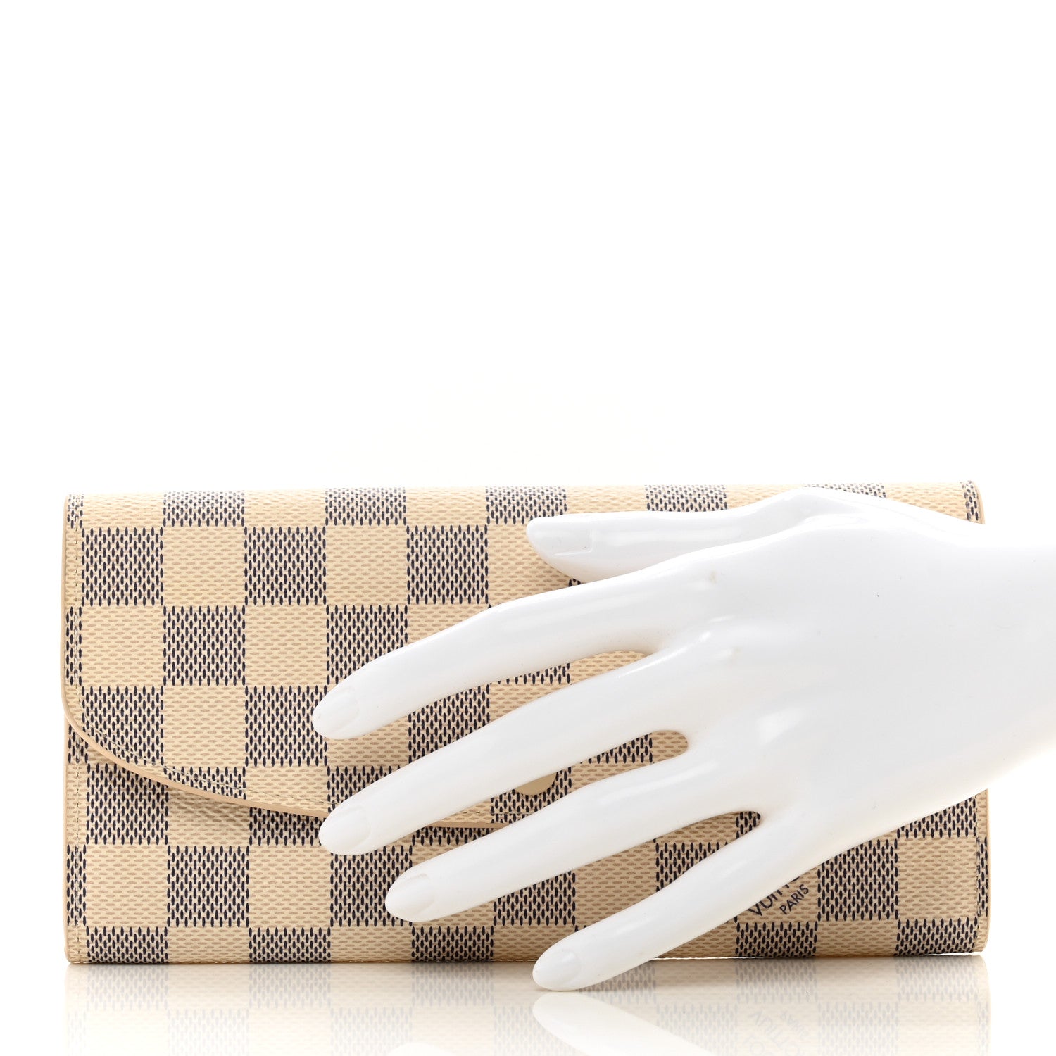Louis Vuitton Damier Azur Emilie Wallet 2 of 7