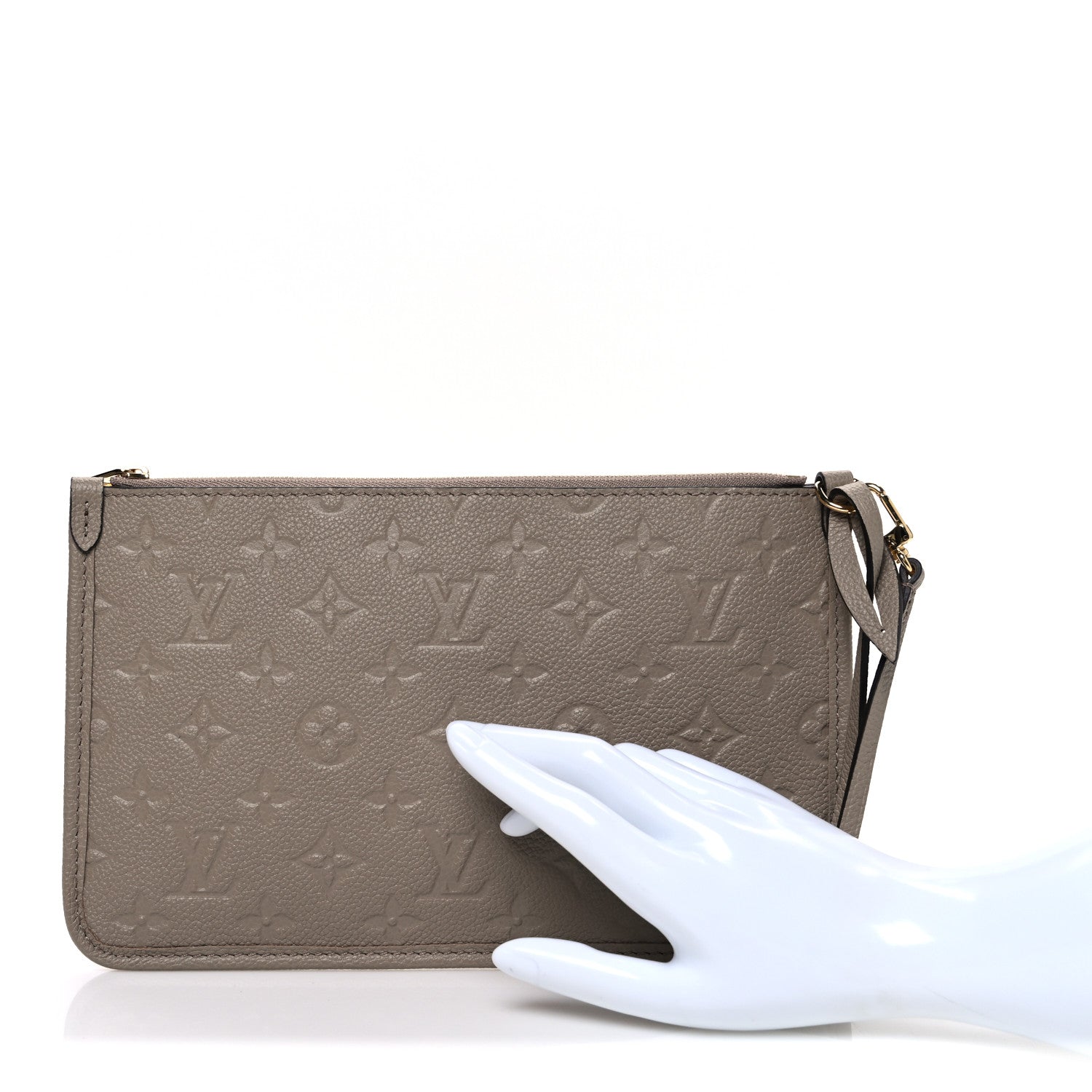 Louis Vuitton Empreinte Monogram Carryall MM Pochette Tourterelle 2 of 6