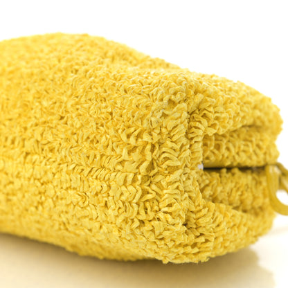 Bottega Veneta Boucle Curly Raffia The Mini Pouch Mirabelle 10 of 12