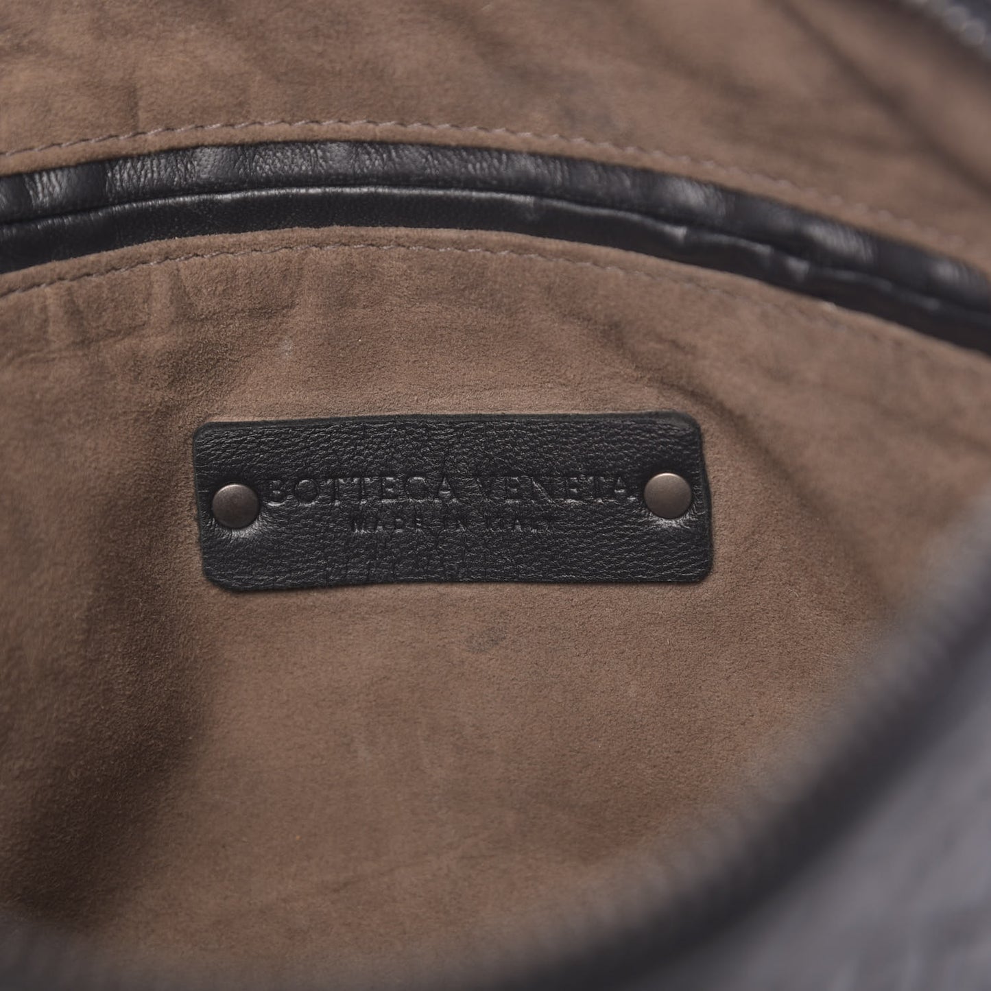 Nappa Intrecciato Nodini Bag Black