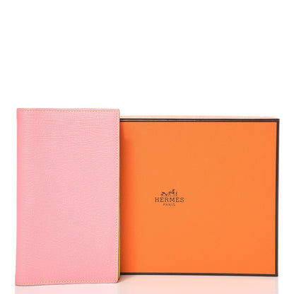 Hermes Chevre Mysore Vision II Agenda Cover Rose Confetti Soufre 9 of 9