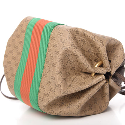 Gucci Mini Vintage GG Supreme Monogram Web Butterfly New Candy Crossbody Beige New Acero 7 of 10
