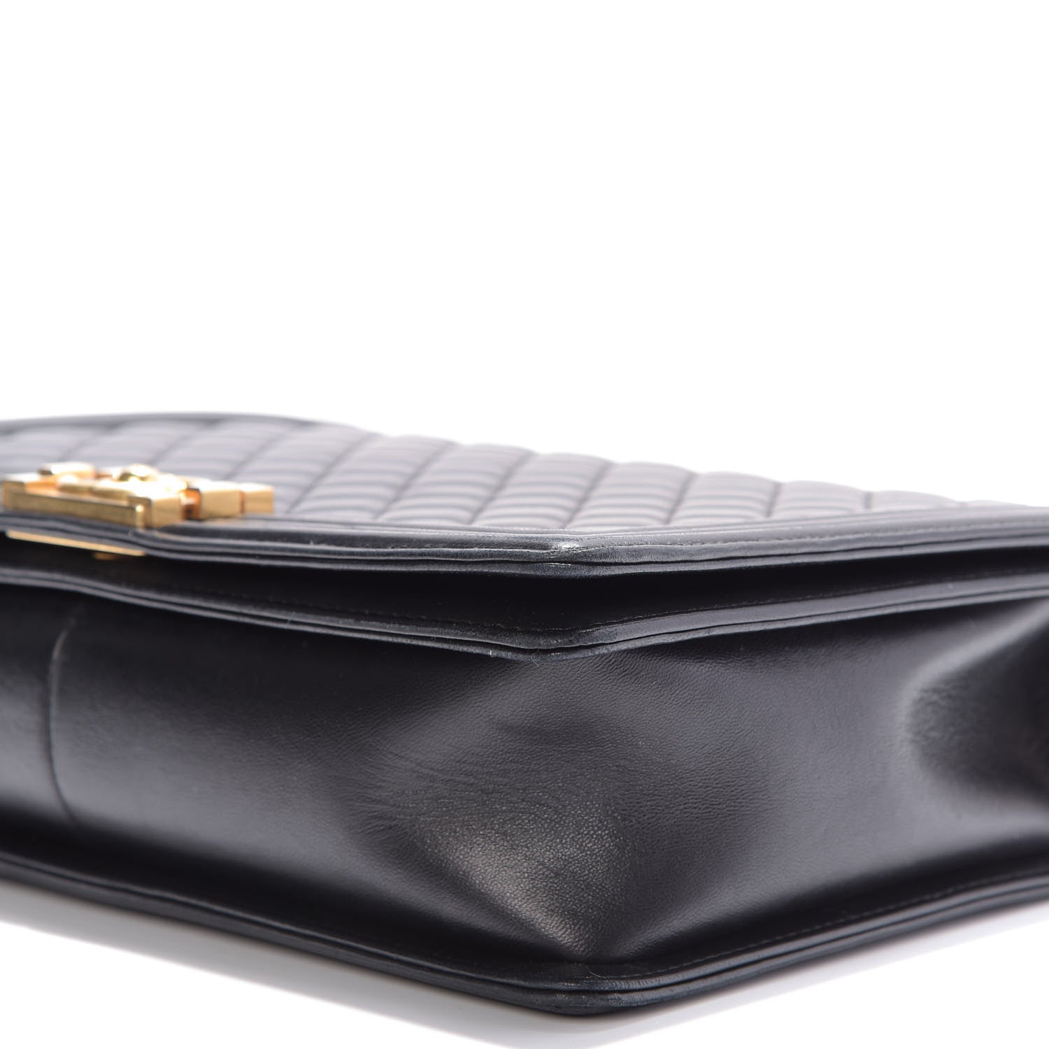 Chanel Lambskin Quilted Large Boy Flap Black 8 of 10
