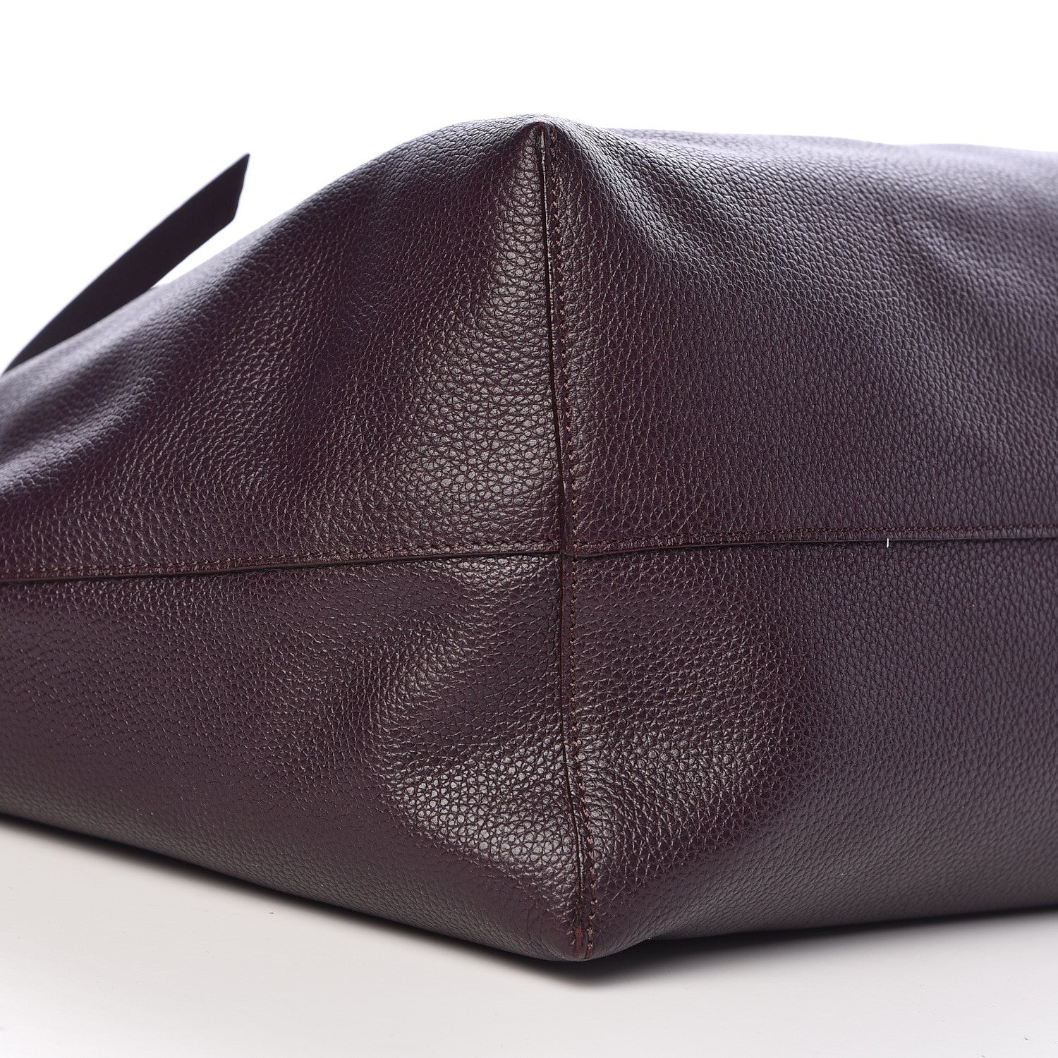 Alexander McQueen Grained Calfskin Skull Open Shopper Tote Dark Purple 10 of 13