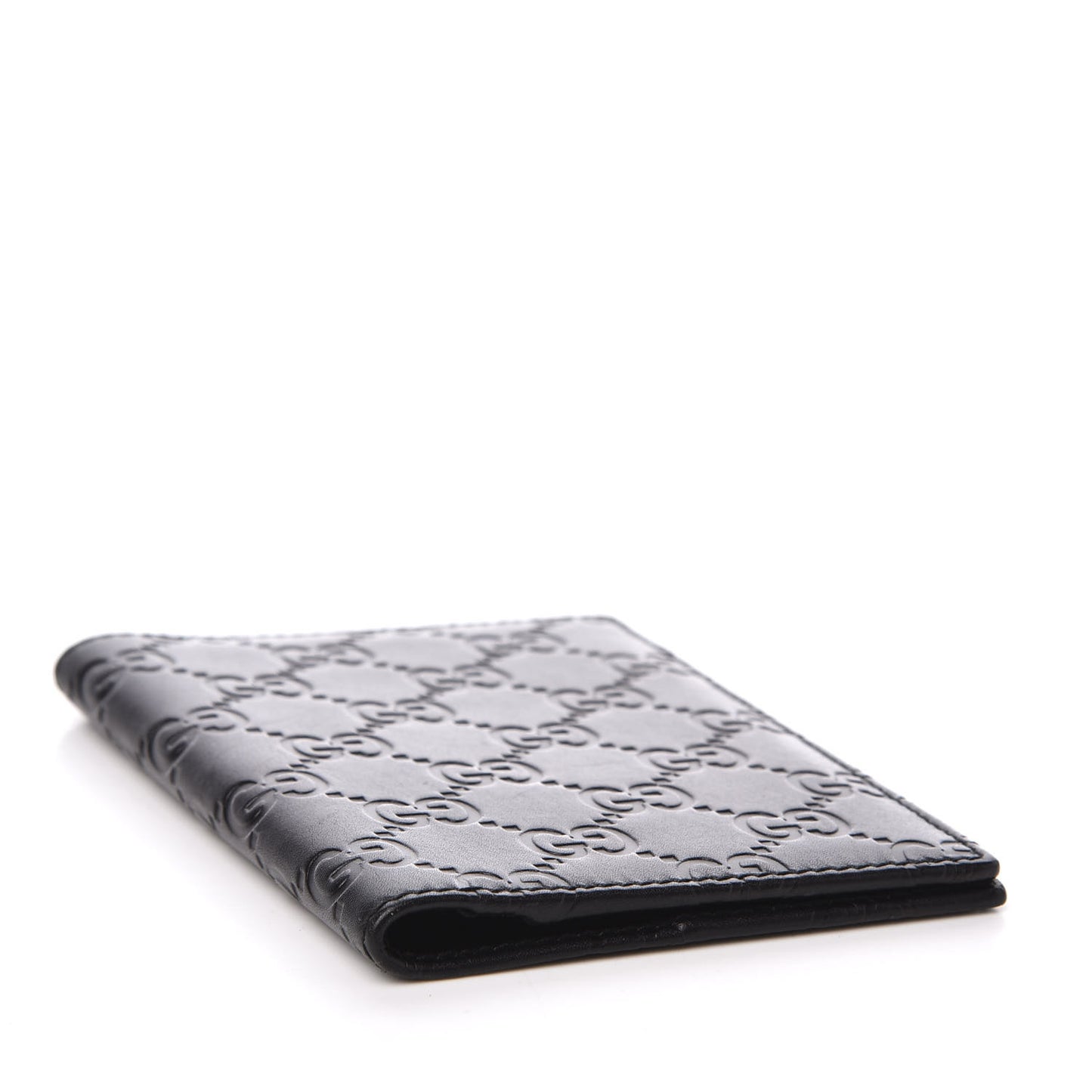 Guccissima Passport Case Black