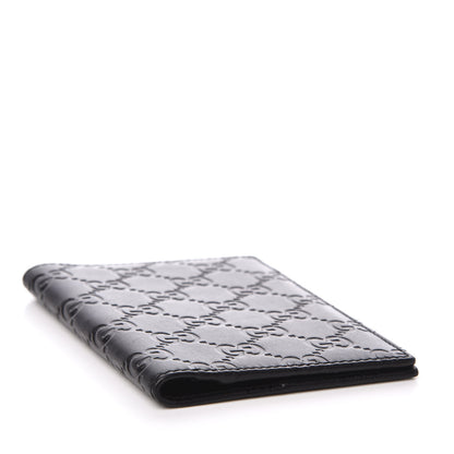 Gucci Guccissima Passport Case Black 2 of 7
