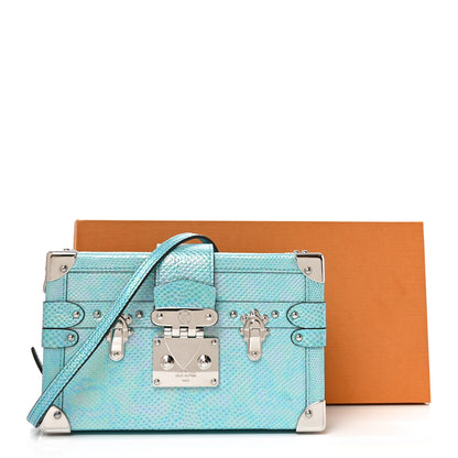 Louis Vuitton Iridescent Karung Petite Malle Blue Petrol 10 of 10