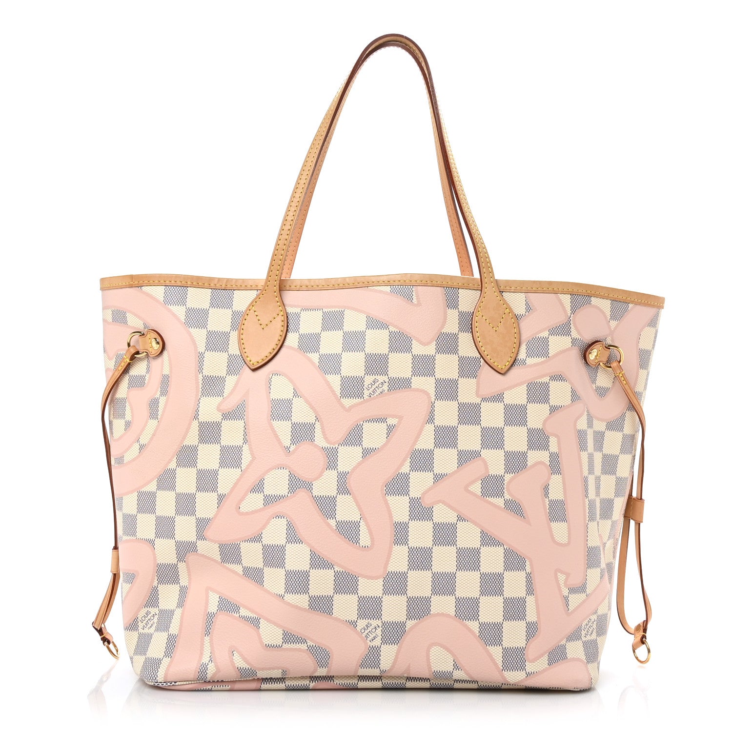 Louis Vuitton Damier Azur Tahitienne Neverfull MM 1 of 10