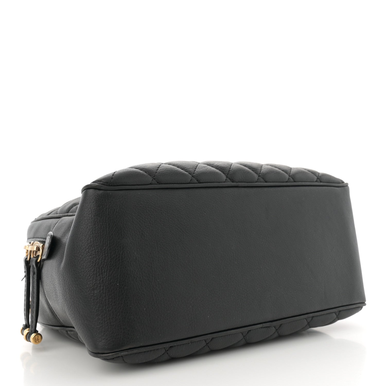 Chanel Calfskin Quilted CC Medium Vanity Case Black 4 of 13