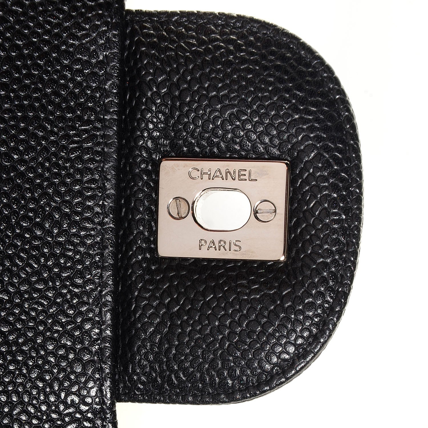 Chanel Caviar Quilted Jumbo Double Flap Black 7 of 8