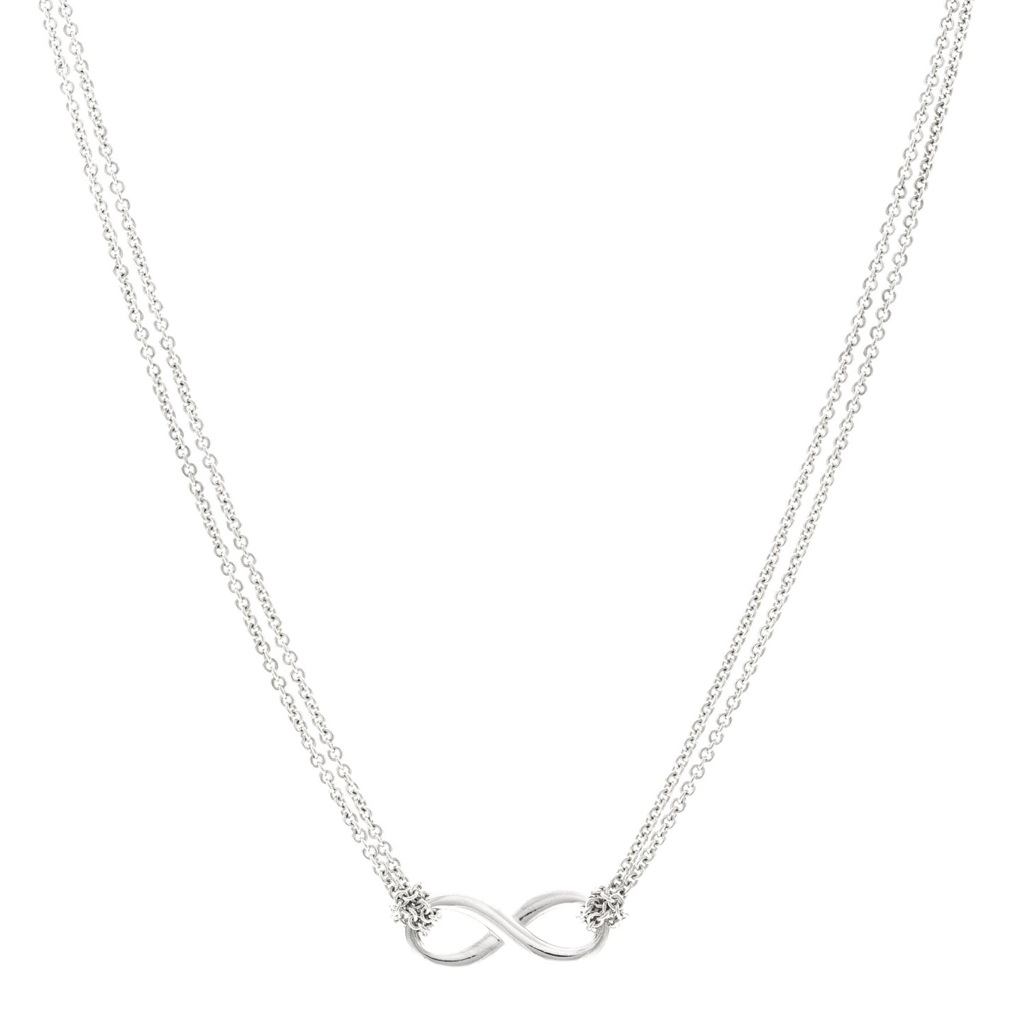 Sterling Silver Infinity Pendant Necklace