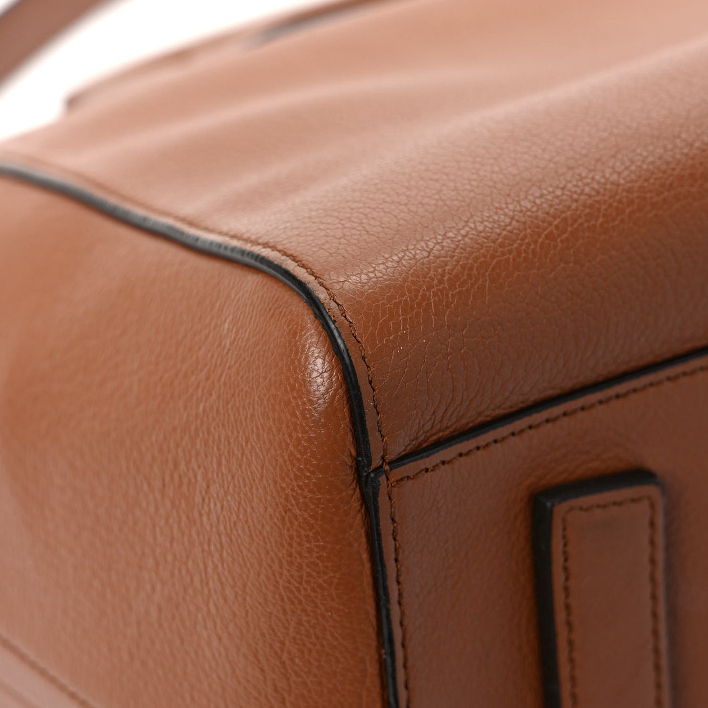 Sugar Goatskin Large Antigona Brown