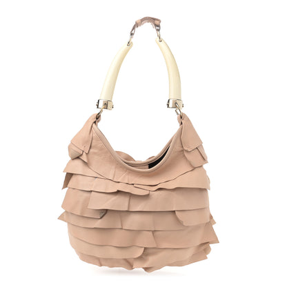 Saint Laurent Chevre Ruffle Saint Tropez Beige 1 of 11