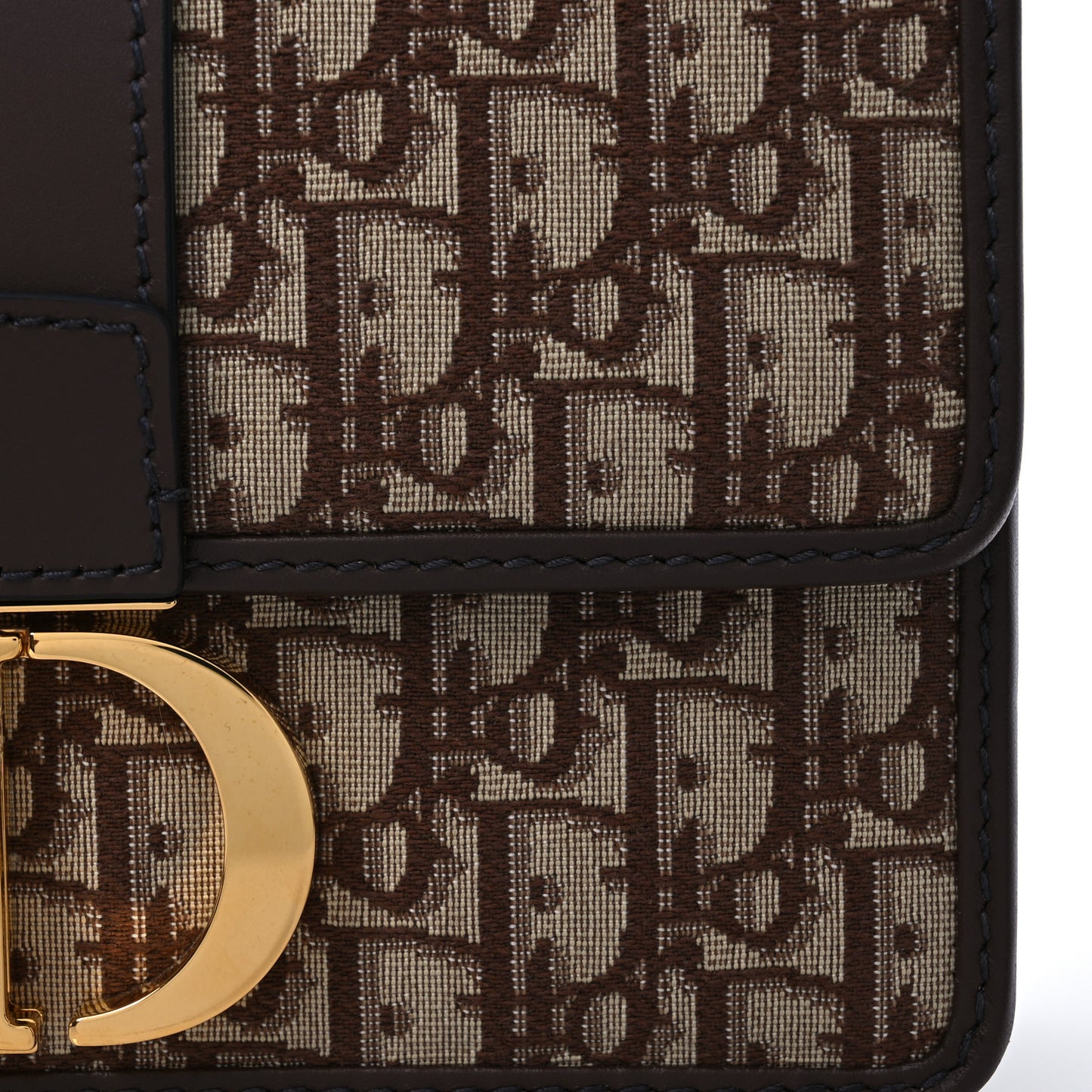 Oblique 30 Montaigne Flap Bag Brown