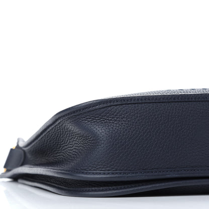 Hermes Taurillon Clemence Evelyne III PM Bleu Nuit 9 of 9
