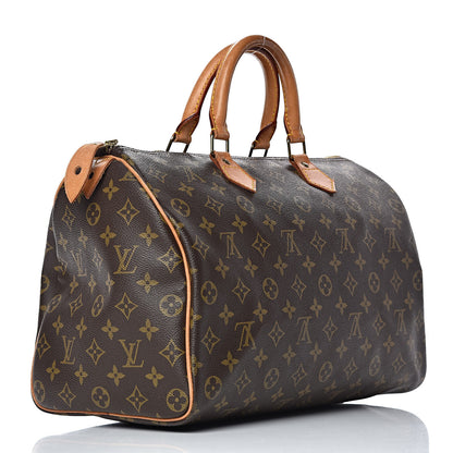 Louis Vuitton Monogram Speedy 35 3 of 17