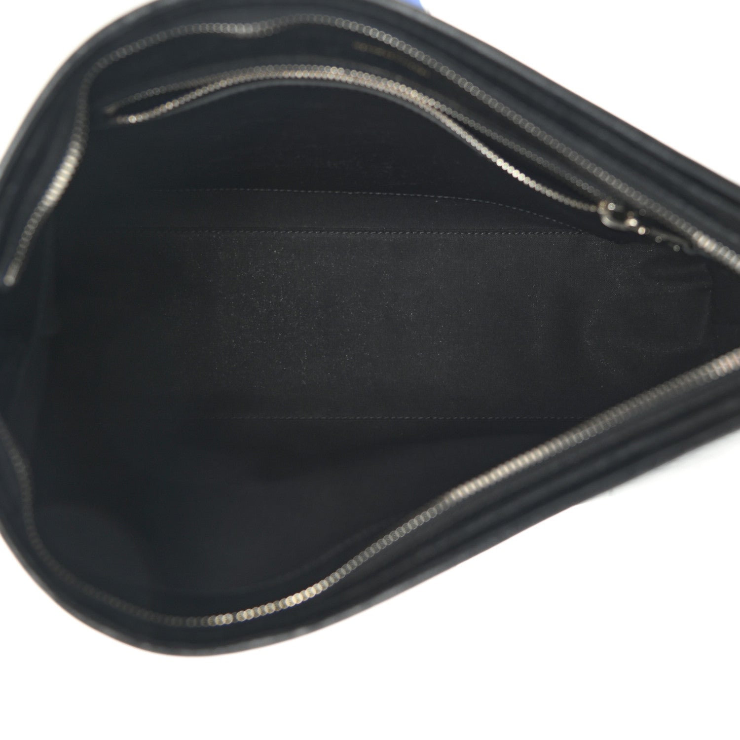 Balenciaga Agneau Arena Large Barbes Z Pouch with Handle Black 5 of 7