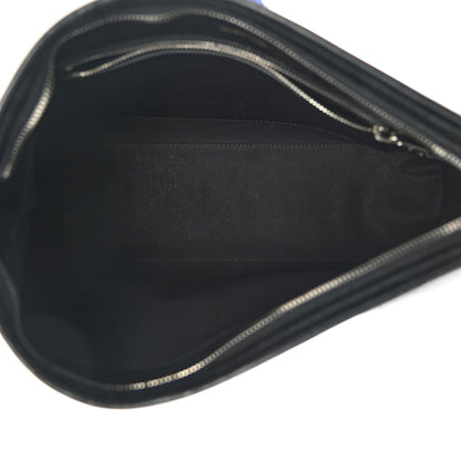 Balenciaga Agneau Arena Large Barbes Z Pouch with Handle Black 5 of 7