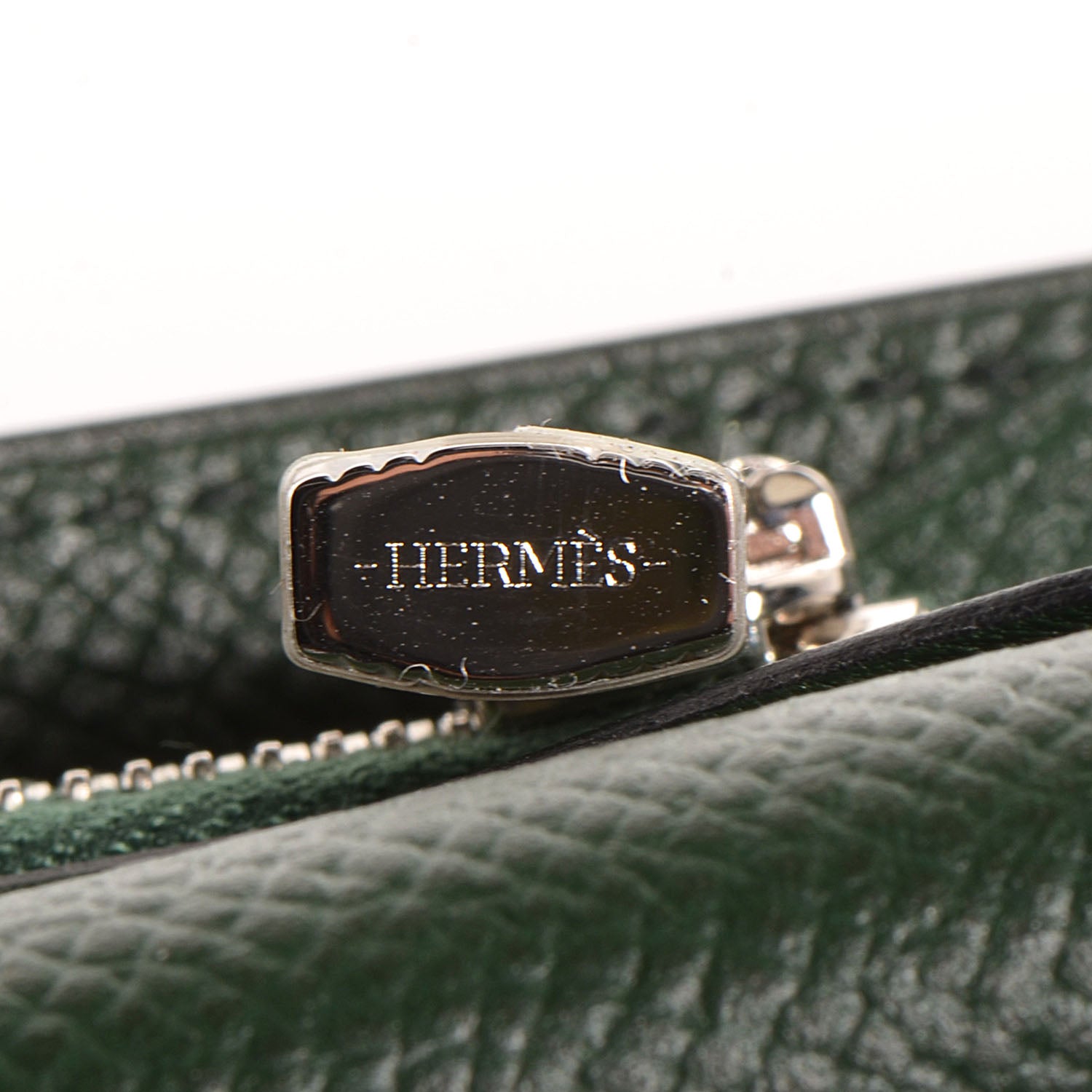 Hermes Epsom Kelly Longue Wallet Vert Anglais 3 of 12