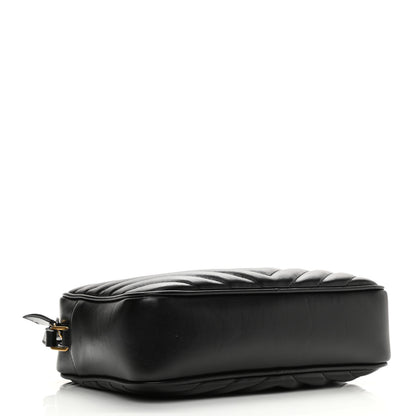 Saint Laurent Calfskin Matelasse Monogram Lou Camera Bag Black 4 of 10