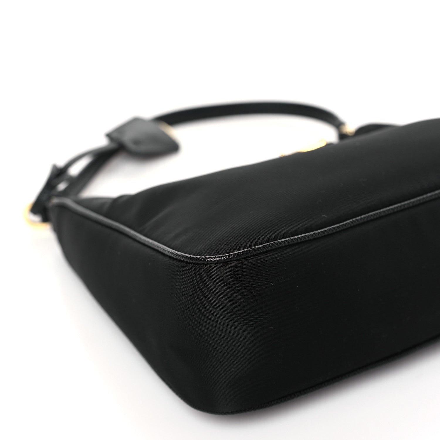 Prada Tessuto Nylon Saffiano Mini Re-Edition 2005 Bag Black 7 of 8