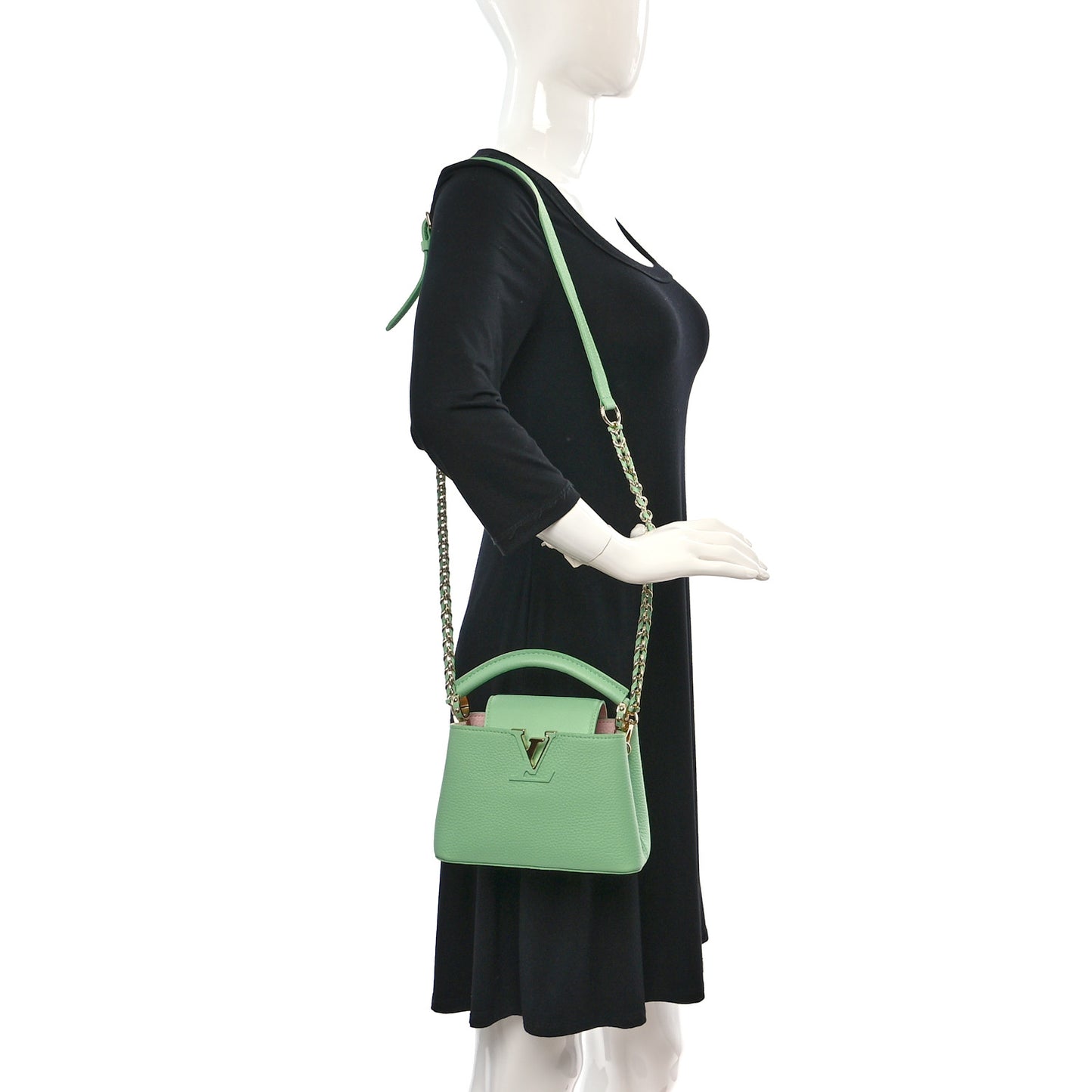 Taurillon Mini Capucines Vert Pomme