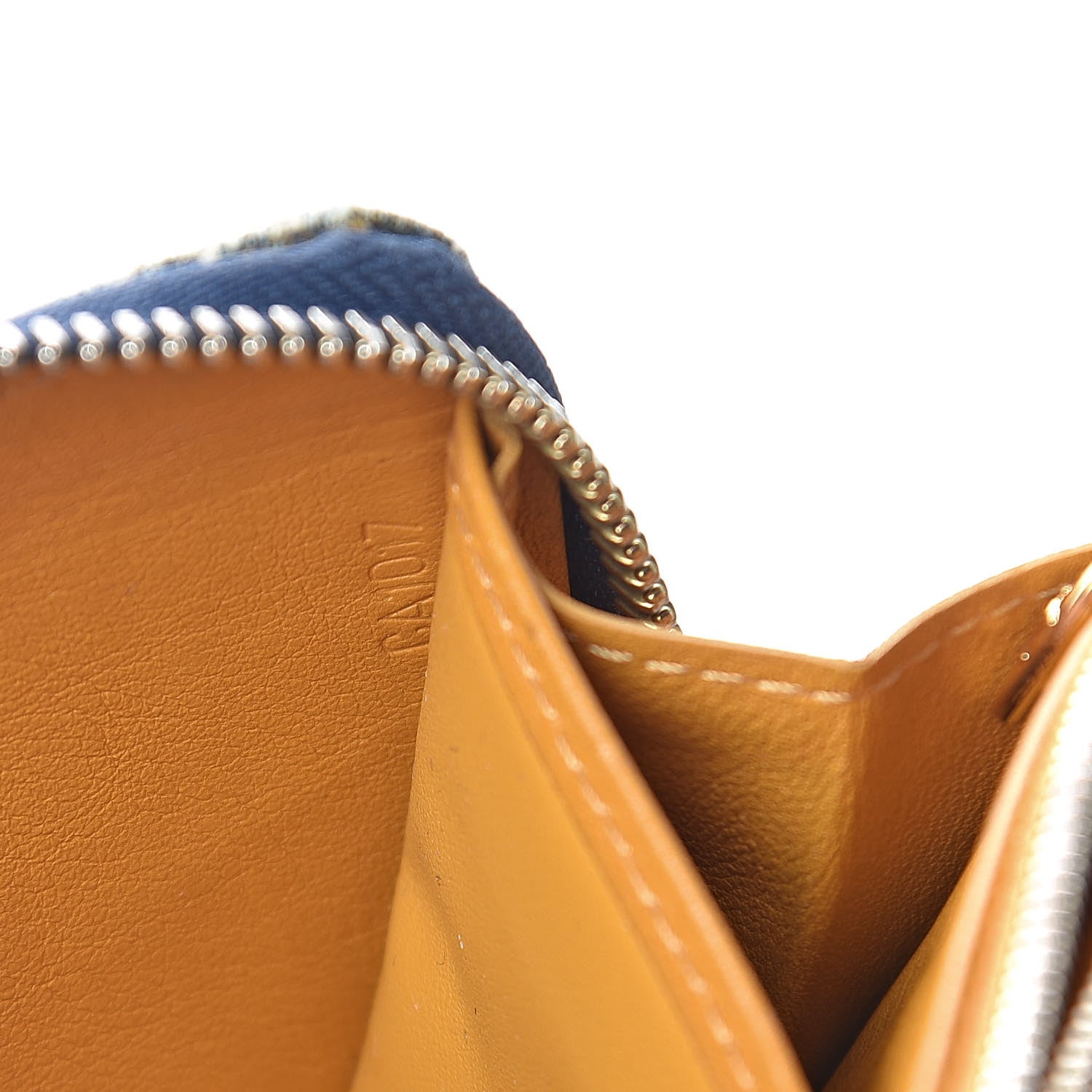 Louis Vuitton Monogram Denim Zippy Wallet Blue 7 of 7