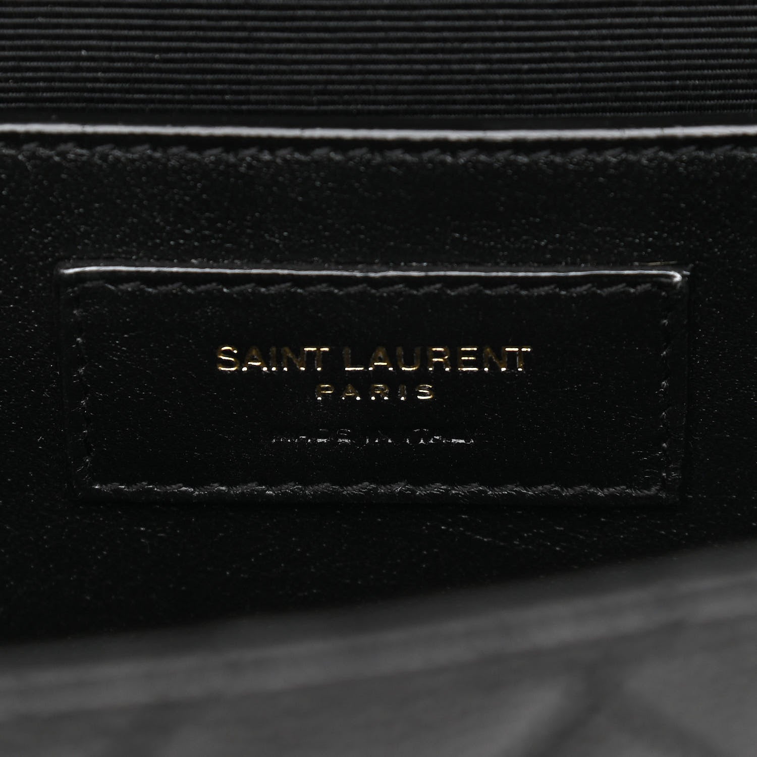Saint Laurent Grain De Poudre Textured Mixed Matelasse Triquilt Medium Monogram Satchel Black 7 of 11
