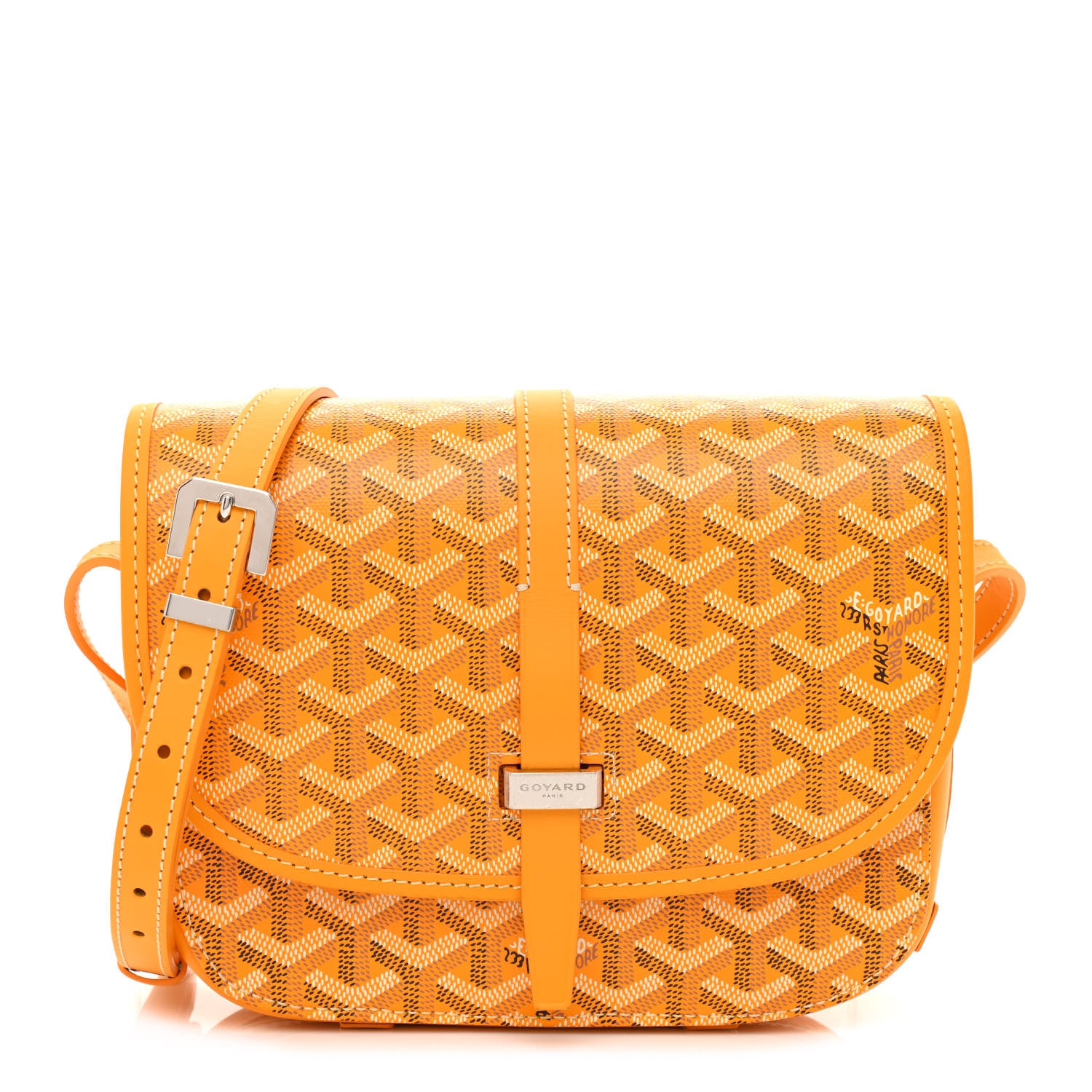 Goyard Goyardine Belvedere II PM Messenger Bag Yellow 1 of 10