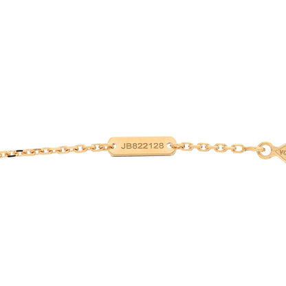 Van Cleef & Arpels 18K Yellow Gold Carnelian Vintage Alhambra Pendant Necklace 6 of 7