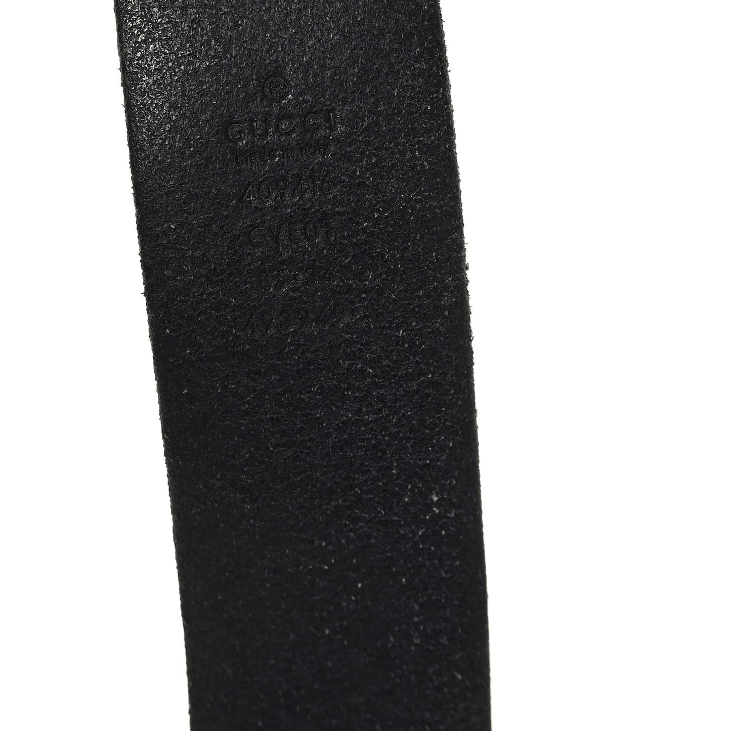 Faded Calfskin Double G 40mm Belt 85 34 Black