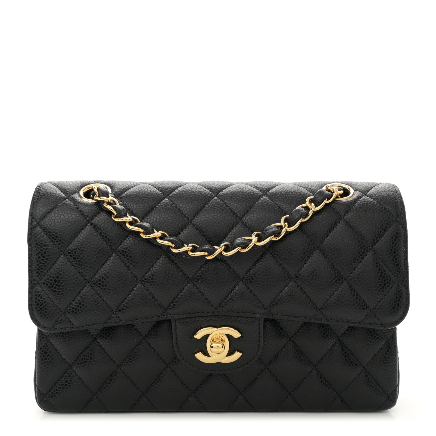 Chanel Caviar Quilted Small Double Flap Black 1 of 11
