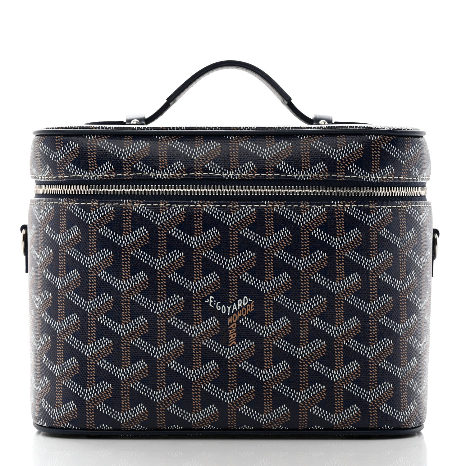 Goyard Goyardine Muse Vanity Case Navy 2 of 7